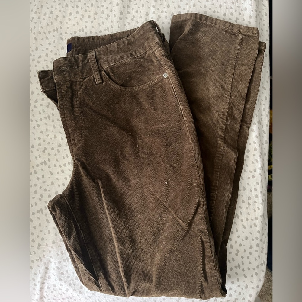Vintage Green Corduroy Pants Size 8 Petite
